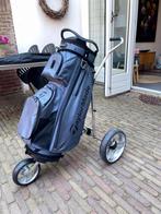 Mooie Taylor Made golftas met trolley, Sport en Fitness, Golf, Ophalen, Golfkar