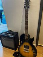 Epiphone Les Paul special II met Fender Mustang versterker, Ophalen, Gebruikt, Epiphone, Met versterker
