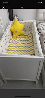 SUNDVIK Ledikant 60x120 + Matras & Bedomrander, Kinderen en Baby's, Babywiegjes en Ledikanten, Ophalen, Gebruikt, Ledikant