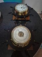 Schatz scheepsklok en barometer antiek, Ophalen of Verzenden