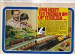 Retro reclame 1978 Lima modeltrein trein spoor intercity, Ophalen of Verzenden