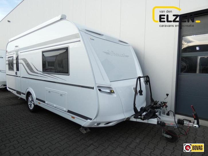 Tabbert Vivaldi 490 TD Mover, airco, luifel enz., Caravans en Kamperen, Caravans, Bedrijf, tot en met 4, 1250 - 1500 kg, Rondzit