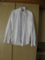 Goedkoop wit katoenen Italiaans overhemd LIV 37/38 S goed, Wit, Ophalen of Verzenden, Gedragen, LIV