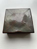 Amsterdamse school koper doosje gemerkt WHR 47, Antiek en Kunst, Antiek | Koper en Brons, Ophalen of Verzenden, Koper