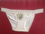LOT  LUXE    DAMESLINGERIE  :  einde reeks, Ophalen of Verzenden, Beige, Slip