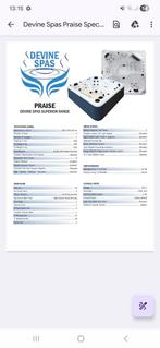 Devine Spa 2022 - Balboa Besturing - Altijd Droog gestaan, Tuin en Terras, Ophalen, Zo goed als nieuw, Vast