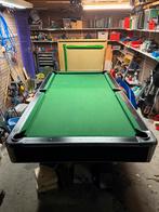 8ft Pooltafel met nieuw maar gebruikte kleed + accessoires, Ophalen, Gebruikt, Pooltafel