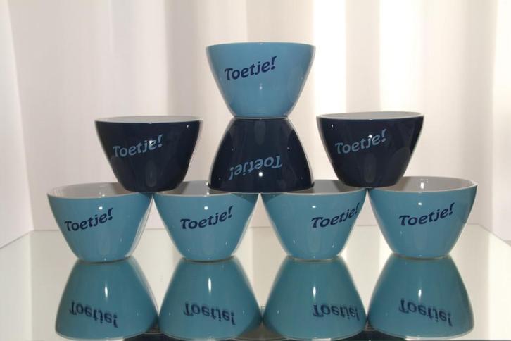 Toetje van Friesche Vlag, Huis en Inrichting, Keuken | Servies, Zo goed als nieuw, Overige stijlen, Ophalen