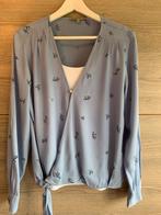 Patrizia Pepe  licht blauwe blouse ., Ophalen of Verzenden, Zo goed als nieuw, Maat 38/40 (M), Blauw