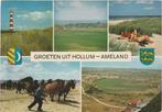 HOLLUM AMELAND Vuurtoren Reddingsboot Panorama Duin Groeten, Verzamelen, Ansichtkaarten | Nederland, Gelopen, 1960 tot 1980, Waddeneilanden