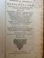 Oudheden Kennemerland 1721 eerste deel, Boeken, Ophalen of Verzenden, 17e en 18e eeuw, Gelezen