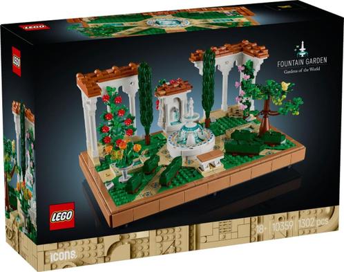 Lego Creator set 10359  Fountain Garden, Kinderen en Baby's, Speelgoed | Duplo en Lego, Nieuw, Lego, Complete set, Ophalen of Verzenden
