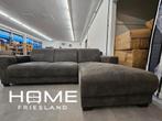 Hoekbank - Microvezel - Antraciet, 125 cm of meer, 125 cm of meer, Zo goed als nieuw, Info@homefriesland.nl