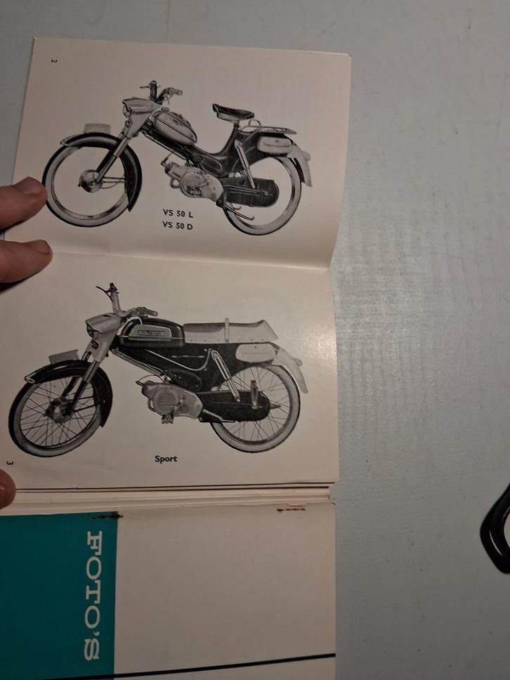 Puch brommers instructieboekje (oa. VS 50, Sport, Skyrider), Fietsen en Brommers, Handleidingen en Instructieboekjes, Gebruikt