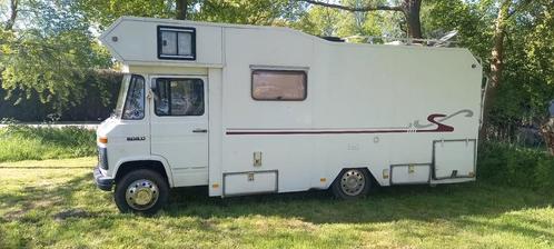 Mercedes 608d oldtimer camper, Caravans en Kamperen, Campers, Particulier, Bus-model, tot en met 4, Mercedes-Benz, Diesel, 7 tot 8 meter