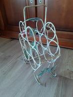 brocante wijnrekje. vintage wijnrek., Ophalen of Verzenden