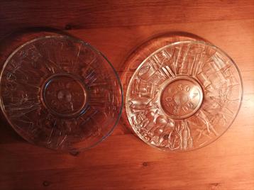 Leerdam glas 2 schalen 1957 beschikbaar voor biedingen