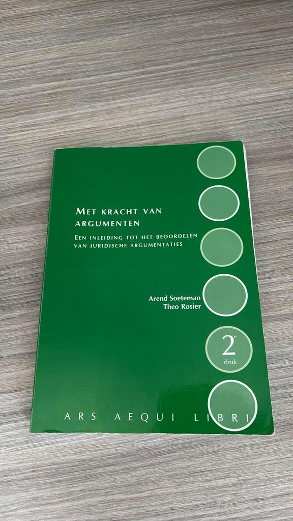Theo E. Rosier - Met kracht van argumenten, Boeken, Wetenschap, Zo goed als nieuw, Ophalen of Verzenden