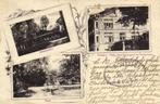 Pension-Villa Ons Genoegen te Oostvoorne - 3 afb - 1900 gelo, Verzamelen, Ansichtkaarten | Nederland, Gelopen, Utrecht, Ophalen of Verzenden