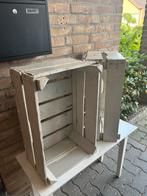 2 houten kisten, Ophalen, Zo goed als nieuw, Hout
