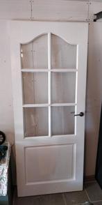 Binnendeur, massief hout, stomp, 199.5 x 82, Doe-het-zelf en Verbouw, Ophalen, Gebruikt, 80 tot 100 cm, Binnendeur