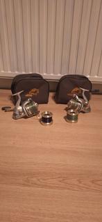 2x shimano ultegra 4500 xsb incl reservespoel + molentasjes, Watersport en Boten, Ophalen of Verzenden, Gebruikt, Molen