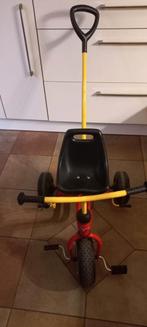 Rode Trapfiets met Duwstang, Ophalen of Verzenden, Gebruikt, Trapvoertuig