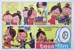 4 vintage advertenties reclames Tesa film 1970, Verzenden, Gebruikt, Reclamebord