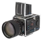 Hasselblad 203fe met 3 top lenzen, 3 E12 film backs en meer, Spiegelreflex, Zo goed als nieuw, Ophalen, Overige Merken