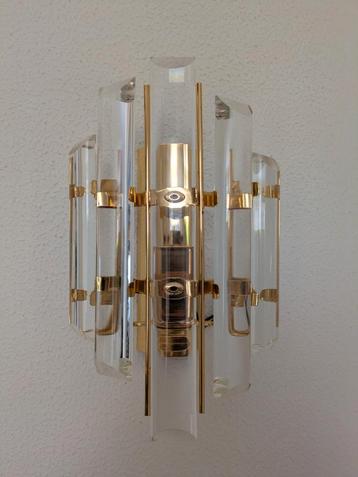 Venini wandlampen design '70 vintage glas sconces  beschikbaar voor biedingen