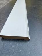 4 plinten 15mm dik 9cm hoog , model Kraal , Ral9010 wit, Ophalen, Zo goed als nieuw