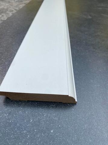 4 plinten 15mm dik 9cm hoog , model Kraal , Ral9010 wit beschikbaar voor biedingen