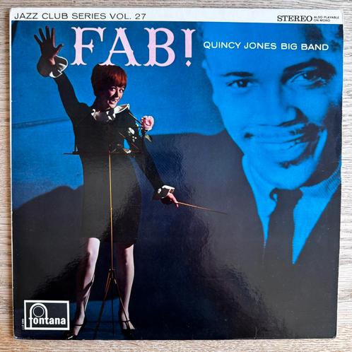 Quincy Jones Big Band Fab ! LP Vinyl 1965 Holland Jazz, Cd's en Dvd's, Vinyl | Jazz en Blues, Gebruikt, Jazz, 1960 tot 1980, 12 inch