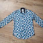 A Fish Named Fred blouse maat S.  Blauw/wit. 100% katoen., Kleding | Heren, Blauw, Halswijdte 38 (S) of kleiner, Ophalen of Verzenden