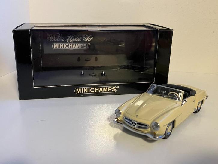 Mercedes 190SL  (w121)  1955   1/43 Minichamp, Hobby en Vrije tijd, Modelauto's | 1:43, Nieuw, Auto, MiniChamps, Ophalen of Verzenden
