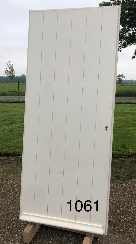 Voordeur alutherm aluplex hout, geïsoleerd 40 of 54 mm dik, Doe-het-zelf en Verbouw, Deuren en Horren, Nieuw, Buitendeur, 200 tot 215 cm