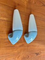 Set twee design wandlampen IFÖ porselein glas jaren 50/60/70, Ophalen, Gebruikt, Glas, Zweeds design