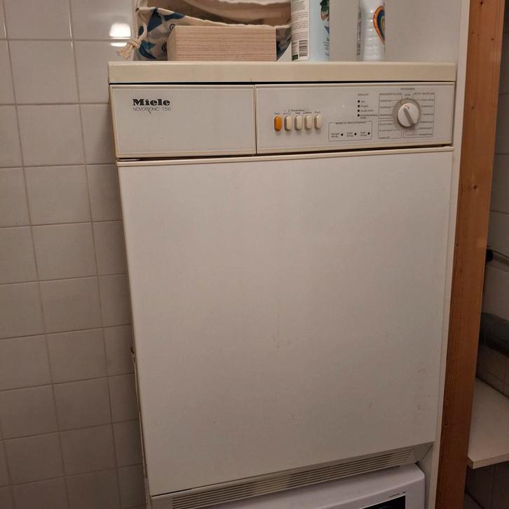 Miele wasdroger T510 met slangafvoer - werkt prima!, Witgoed en Apparatuur, Wasdrogers, Gebruikt, Luchtafvoer, Voorlader, 6 tot 8 kg