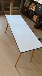 Vintage formica tafeltje, Ophalen, Zo goed als nieuw, 75 cm of meer, Rechthoekig