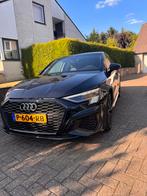 Audi A3 35 Tfsi 150pk 3x S-Line S-tronic 2022 Blauw, Auto's, 65 €/maand, 1498 cc, 4 cilinders, Blauw