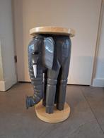 Leuke olifant bijzettafel, Gebruikt, Ophalen of Verzenden, Decoratief, Hout