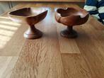 Houten (bonbon) schaaltjes op pootje, Ophalen of Verzenden, Rond, Hout