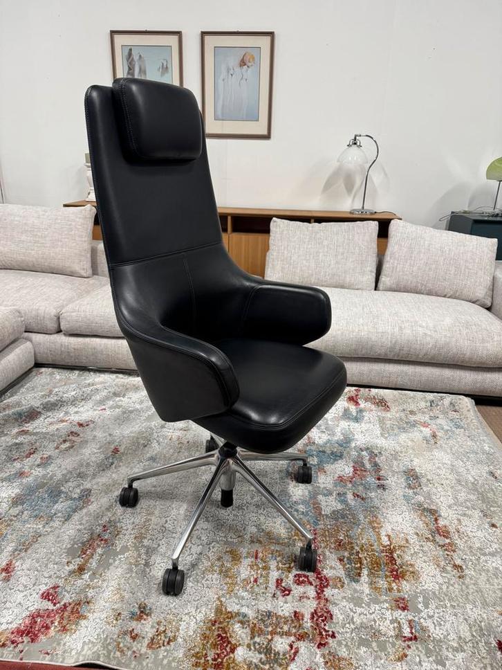 Vitra Repos Bureaustoel - Top Design!, Huis en Inrichting, Bureaustoelen, Zo goed als nieuw, Bureaustoel, Zwart, Ergonomisch, Ophalen