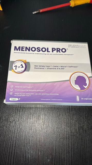 Menosol Pro 30 Capsules beschikbaar voor biedingen