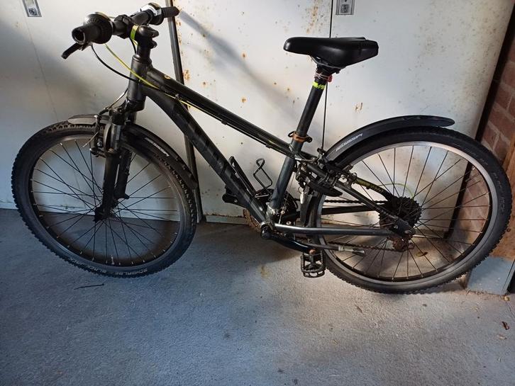 zwarte Ghost 24inch mountainbike, Fietsen en Brommers, Fietsen | Mountainbikes en ATB, Zo goed als nieuw, Overige merken, Minder dan 45 cm