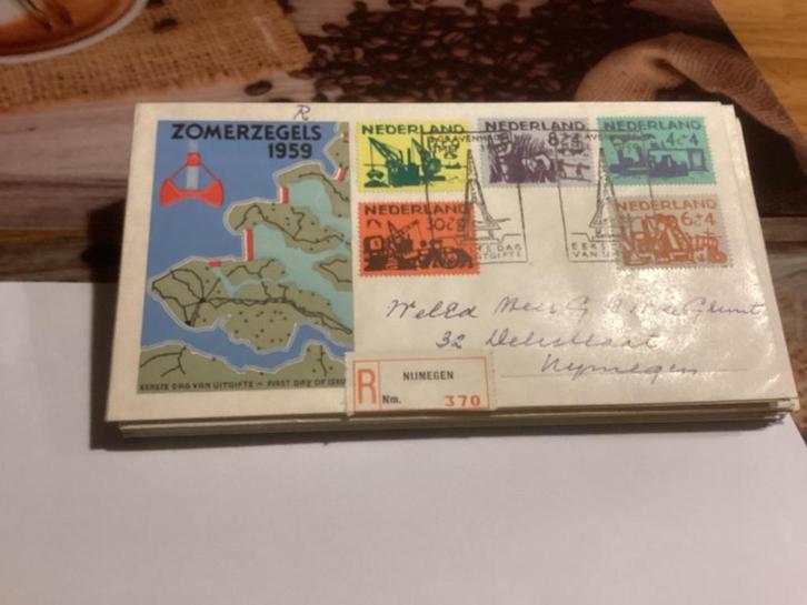 No6196 E38 aangetekend Nijmegen Heb ook van Nederland, Postzegels en Munten, Postzegels | Eerstedagenveloppen, Beschreven, Nederland