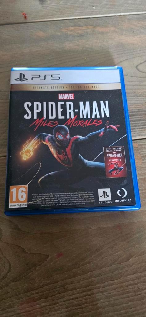 Spider-Man Miles Morales PS5 - Ultimate Edition, Spelcomputers en Games, Games | Sony PlayStation 5, Zo goed als nieuw, Ophalen of Verzenden