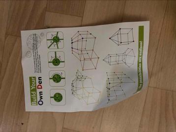 Build your den. Bouw speelgoed beschikbaar voor biedingen