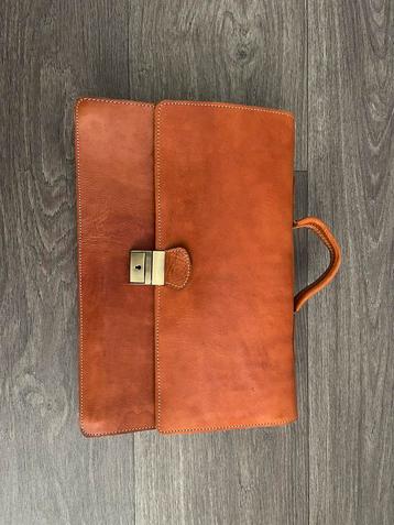 Luxe Leren Laptoptas Echt Leer beschikbaar voor biedingen