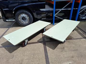 zware transportkarren salontafel tuintafel interntransport beschikbaar voor biedingen